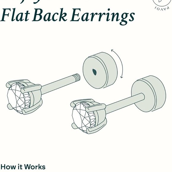 Dainty Gold Flashed Silver Earrings - Picture 5 of 6